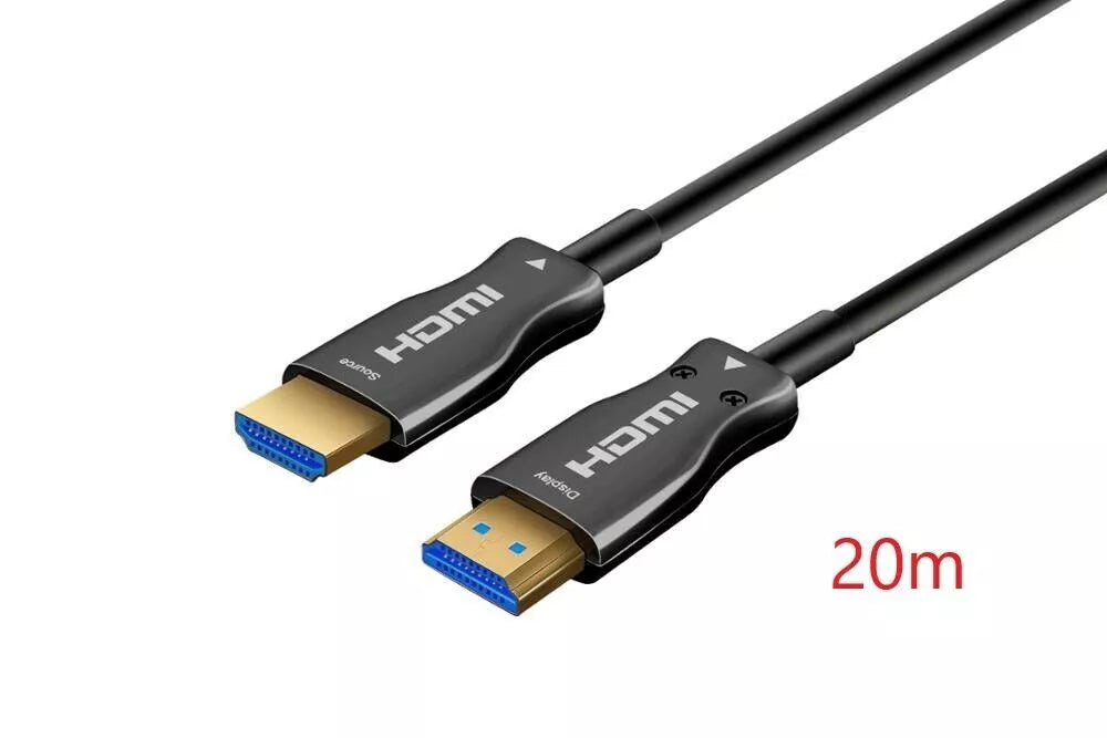 Fiber HDMI Active Optical Cable 10m-40m | 4K UHD 60Hz HDMI 2.0 Optical Cable Australia Fiber HDMI Active Optical Cable 10m-40m | 4K UHD 60Hz HDMI 2.0 Optical Cable Australia